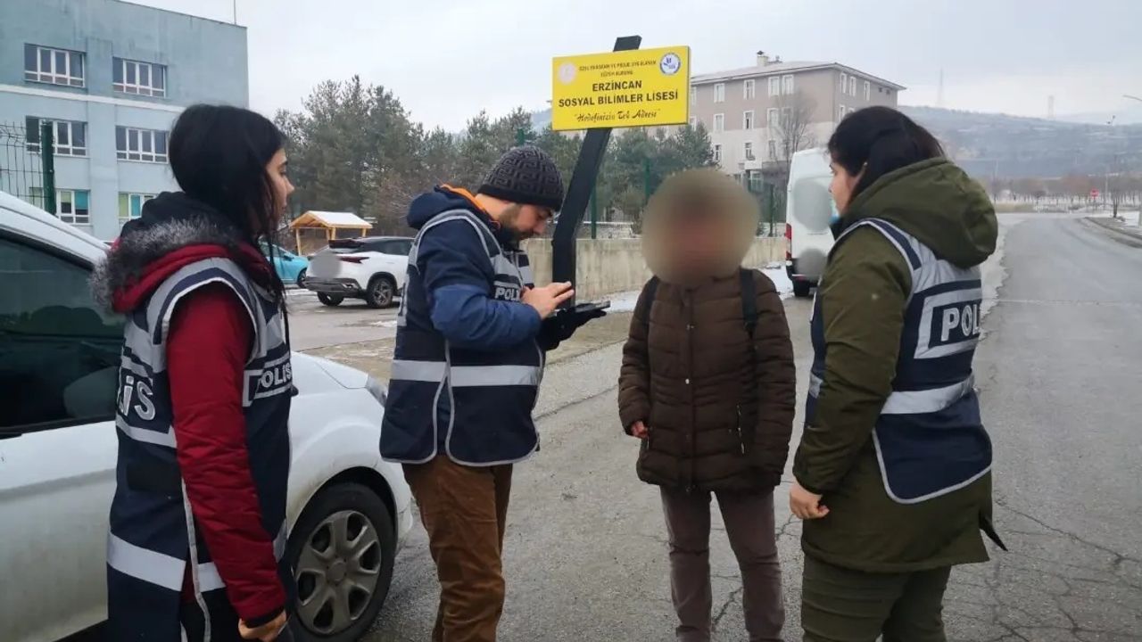 Erzincan'da yüzlerce şahıs sorgulandı