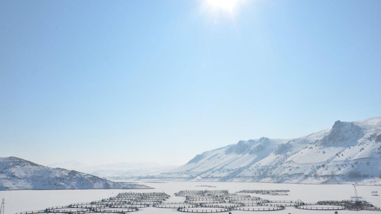 Erzincan'da aşırı soğukların buzlu dokunuşu