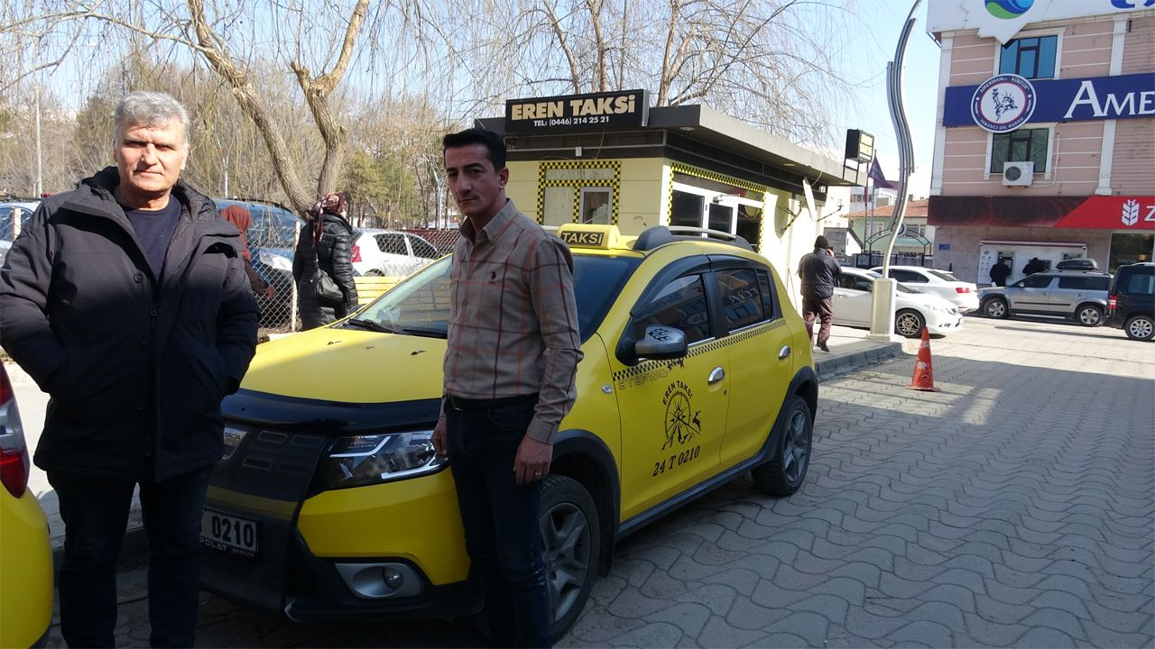 Erzincan’da taksiciler havaalanı uygulamasından şikayetçi!