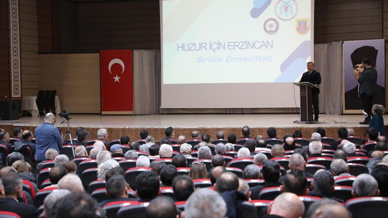 "Huzur İçin Erzincan" Projesinin Tanıtımı Yapıldı