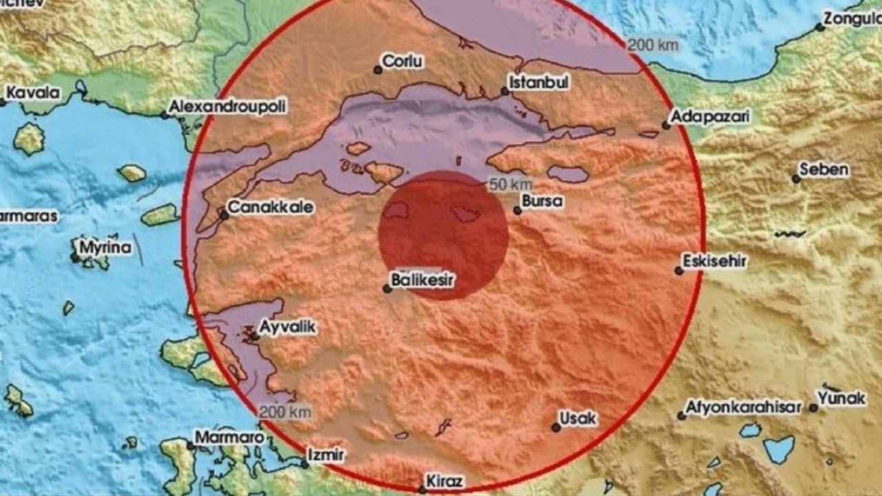 6,1 büyüklüğünde deprem meydana geldi