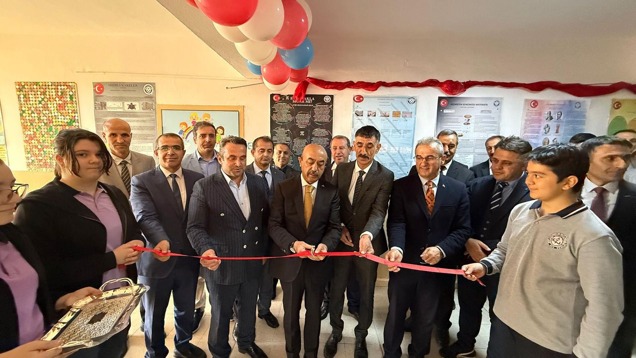 Erzincan'da matematik sınıfı açıldı...