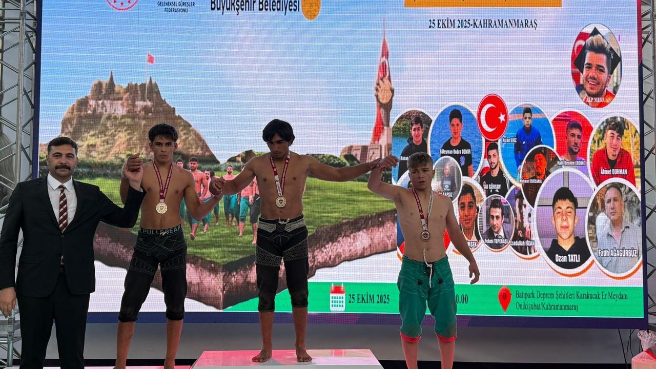 Şalvar Güreşi Şampiyonasına Erzincan damgası...