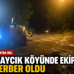 Erzincan Çayırlı’da Sel Alarmı