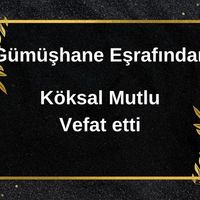 Köksal Mutlu vefat etti