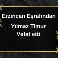 Yılmaz Timur vefat etti