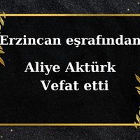 Aliye Aktürk vefat etti