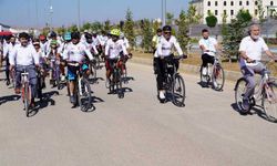 Pedal çeviren sporcular rotası! Dede Korkut izinde, Baberti Külliyesiydi