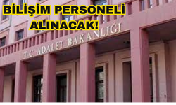 SON DAKİKA: ADALET BAKANLIĞI SÖZLEŞMELİ BİLİŞİM PERSONELİ ALIMI YAPACAK