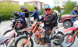 Erzincan’da özel çocuklar Motocross heyecanı yaşadı