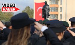 Erzincan'da Kent protokolü, Atatürk Anıtı'na çelenk sundu