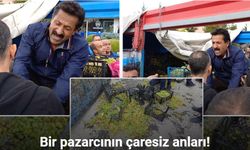 Kırşehir'de Belediye pazarcıya üzüm sattırmadı: Sinir krizi geçiren pazarcı kasaları belediyeye attı!