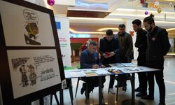Erzincan’da karikatür sergisi açıldı