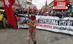 Erzincan Gazze için tek yürek oldu. İnsan hakları Gazze'de öldü!