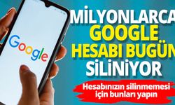 Google bugün itibariyle aktif olmayan hesapları silecek!