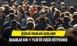 TÜİK açıkladı. İşsizlik son 11 yılın en düşük seviyesini gördü