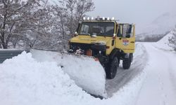 Elazığ'da Yoğun Kar Yağışı Sonucu 465 Köy Yolu Kapandı: Çalışmalar Devam Ediyor