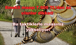 Emekli Maaşı 7.500 TL’den Az Olanlar Dikkat: Bu Taktiklerle Maaşınız Yükseliyor!