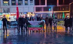 Erzincan’da İsrail’in Gazze katliamı protesto edildi