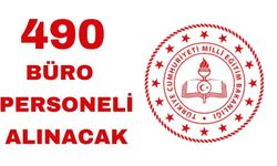 MEB’e 490 Büro personeli alınacak! Erzincan’da var