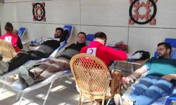 Erzincan'da havalimanı personellerinden kan bağışı