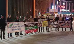 Erzincan’da İsrail’in Gazze katliamı ve kuşatmasına sessiz protesto!