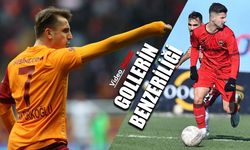 Erzincansporlu Tarhan ile Galatasaraylı Aktürkoğlu'nun frikik golünün benzerliği görünce şaşıracaksınız!