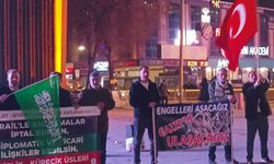 Erzincan’da Gazze için sessiz protesto devam ediyor