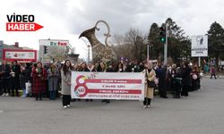 Erzincan’da kadınların ayak sesleri yankılandı