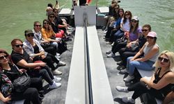Erzincan'ın incisi Kemaliye'de tekne keyfi