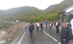 Erzincan – Tunceli karayolu heyelan nedeniyle araç trafiğine kapandı