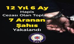 Erzincan’da 7 şüpheli suç tacirine tutuklama!
