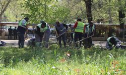 Erzincan’da Park ve yeşil alanlarda çalışmalar devam ediyor