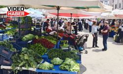 Erzincan Salı pazarında meyve ve sebze fiyatları