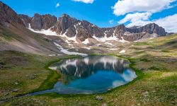 Erzincan'da Munzur dağları turistlerin ilgi odağı oldu