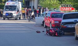 Erzincan’da trafik kazası: 4 araç, 1 motosiklet kazaya karıştı