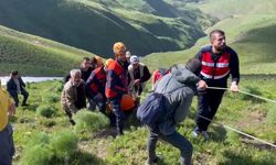 Ot toplarken kayalıklardan düştü