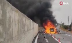 Otomobil yangınında hayatını kaybeden  turistlerin kimlikleri belli oldu!