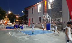 Erzincan açık hava basketbol turnuvaları başladı