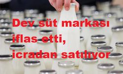 Dev süt markası iflas etti, icradan satılıyor