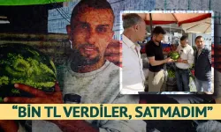 Karpuzun üzerindeki yazıyı görünce inanamadı: ”Bin TL verdiler satmadım”