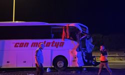 2 yolcu otobüsü çarpıştı: 15 yaralı