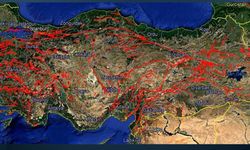 Yeni diri fay haritasına göre işte 1. derece, 2. derece ve 3. derece riskli bölgeler