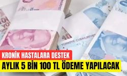 Kronik Hastalığı Olanlara Ayda 5100 TL Destek