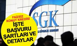 SGK'dan faizsiz ev kredi müjdesi