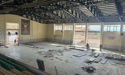 Üzümlü spor salonunda son durum