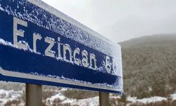 Erzincan’da kar yağışı ve zirai don tehlikesi