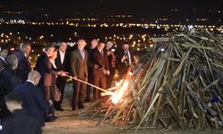 Erzincan Esentepe'de Türk Dünyası Çoban Ateşi yakıldı