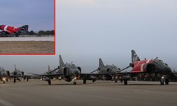 10 tane F-4E Phantom uçağıyla ‘fil yürüyüşü’ yapıldı