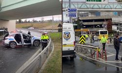 Trafik Kazasına Müdahale Eden Polis Ekibine Otobüs Çarptı, 1 Polis Şehit Oldu